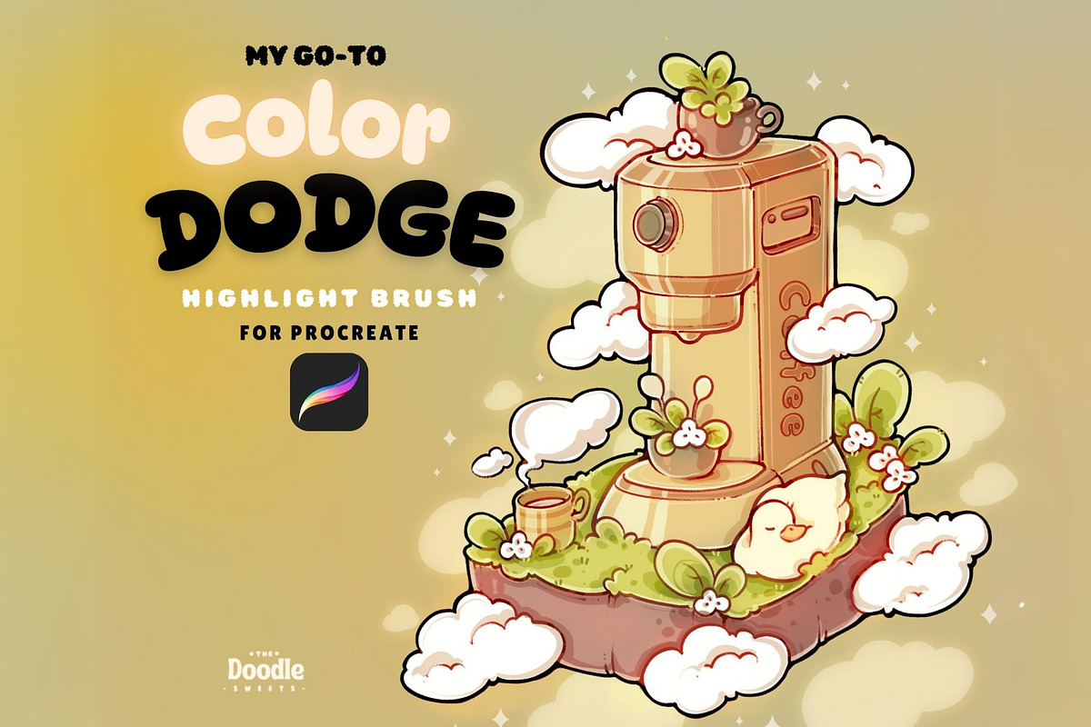My Go-To Color Dodge Brushes, a Brush Add-On by TheDoodleSweets (Photo 1 of 6)