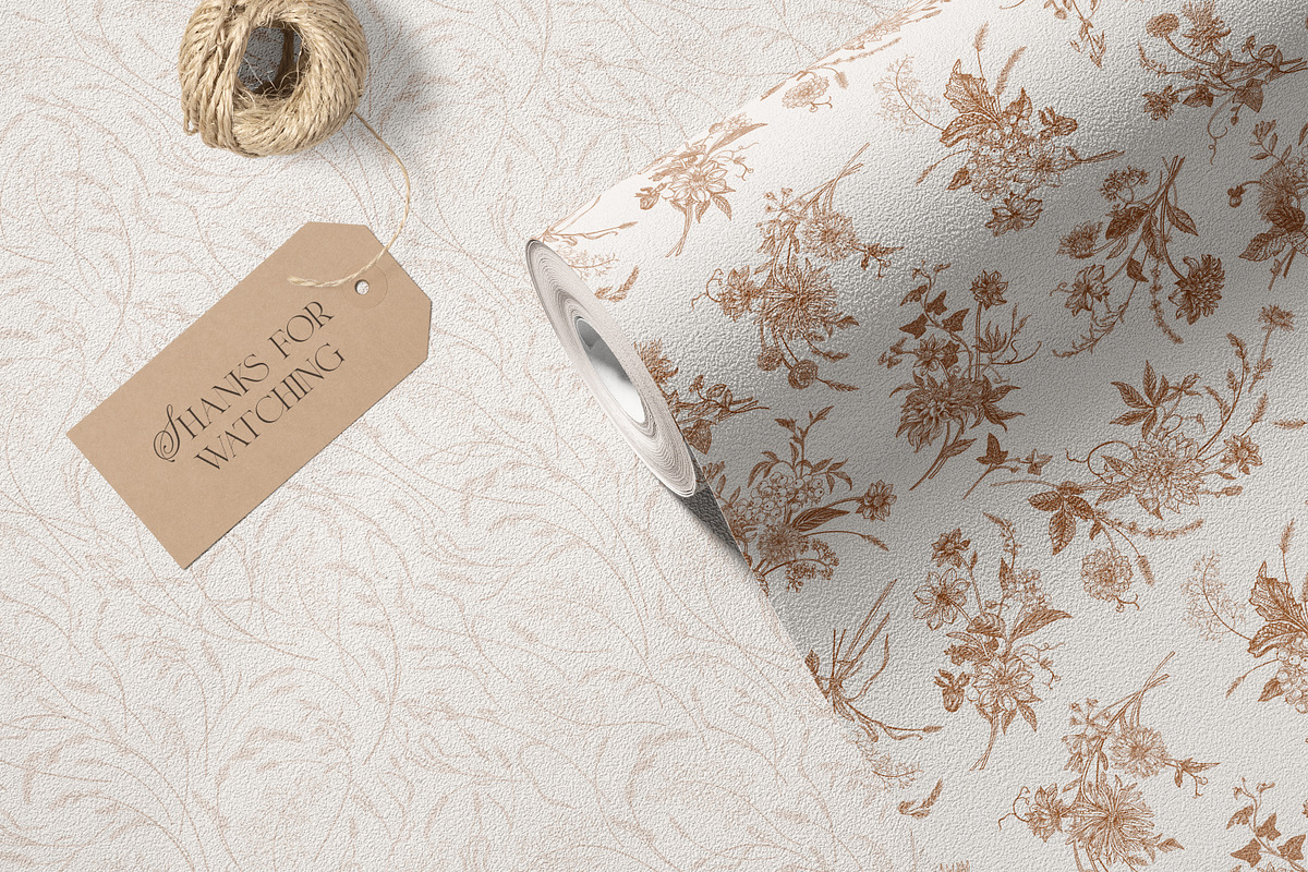 French garden pattern collection, an Illustration by Lisla (Photo 11 of 11)