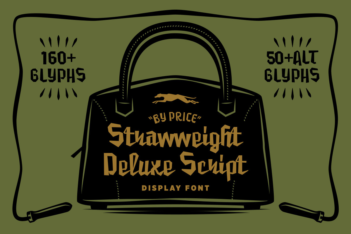 Strawweight Script Font, a Script Font by Price Foundry (Photo 8 of 8)
