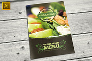 Vegetarian Restaurant Food Menu, a Brochure Template by Mikko Lemola (Thumbnail 1 of 5)