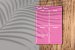 Weekly Planner Sheet Design-11