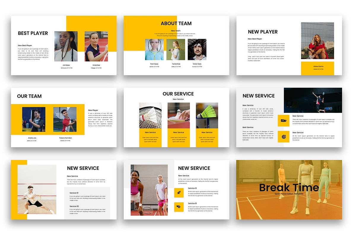 Viktor– Sports Keynote Template, a Presentation Template by kreatifreya (Photo 3 of 5)