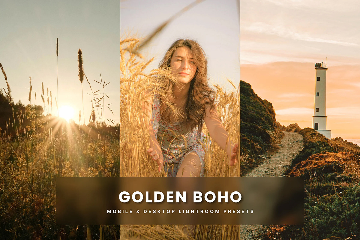 Golden Boho Lightroom Presets, a Preset Add-On by Brand Earth (Photo 1 of 4)
