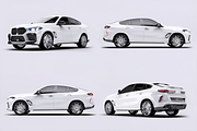 BMW X6 Car 4 Mockup, an Advertising Mockup by Se٧enStudio (Thumbnail 2 of 7)