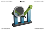 Magnifying Glass Chart Analysis 3D, an Object 3D Model by Wencory (Thumbnail 2 of 2)