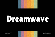 Dreamwave Sans Serif Vintage Font, a Sans Serif Font by UICreative (Thumbnail 1 of 13)