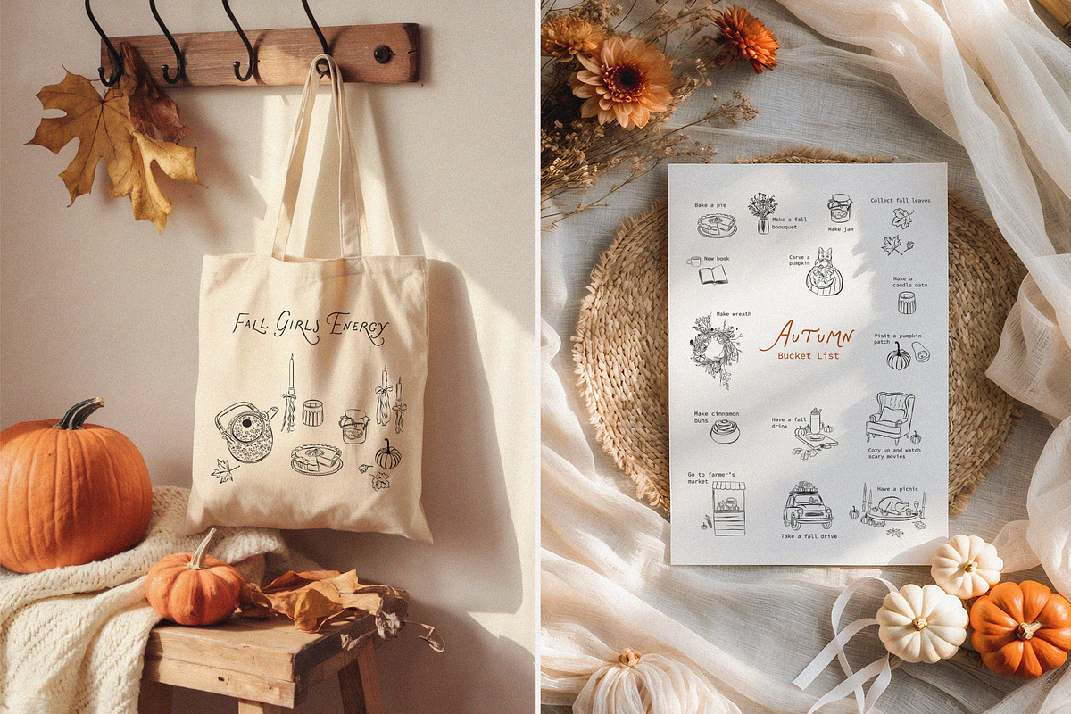 Sounds of Autumn collection, an Object Graphic by lokko studio (Photo 5 of 8)