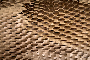Honeycomb Packaging Paper Texture, a Background Photo by THP Creative
