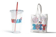 Patriotic Alphabet Letters, an Object Illustration by Huckleberry Hearts (Thumbnail 2 of 4)