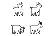 Goat Logo, a Graphic by NataliiaVolyk (Thumbnail 3 of 6)