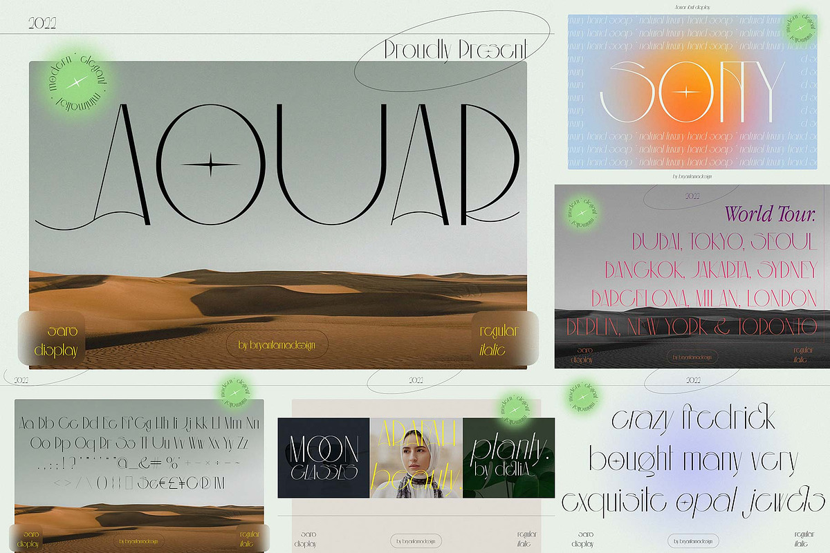 Modern Font Bundle Vol.1, a Sans Serif Font by StudioinBry