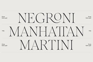 Ponte - 10 Font Family