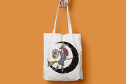 Witch brings halloween candy, a Person Illustration by gunaonedesign (Thumbnail 4 of 4)