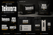 Tekvora – Bold Display Typeface, a Slab Serif Font by Wow Magic (Thumbnail 3 of 5)