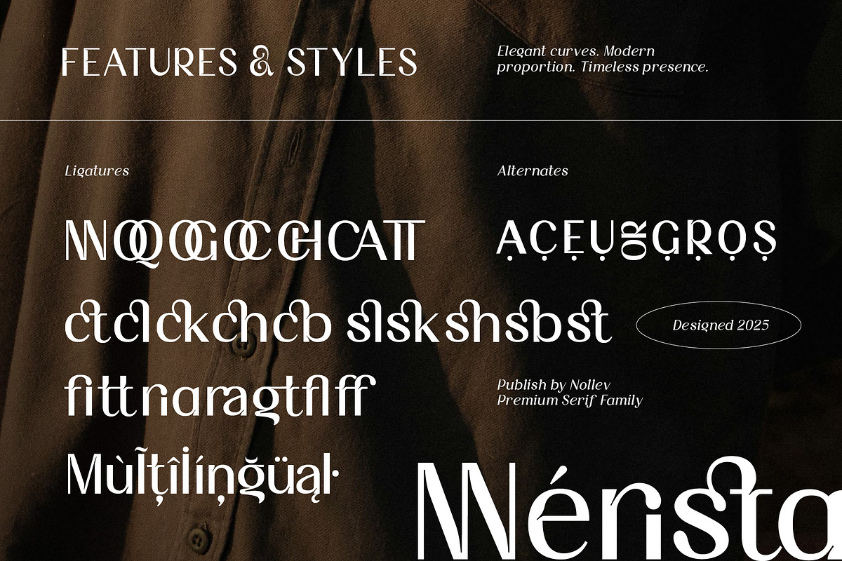 Aturia — High-contrast sans serif, a Sans Serif Font by Nollev (Photo 4 of 12)