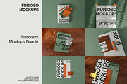 Stationery Mockups Bundle 1 – 6 PSD, a Books & Magazine Mockup by FURIOSO mockups (Thumbnail 1 of 14)