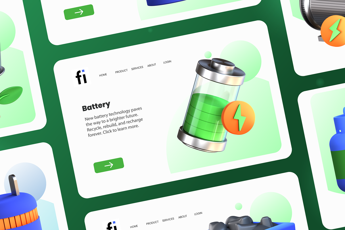 3D Energy Icons, an Environmental 3D Model by Flat Icons (Photo 5 of 8)