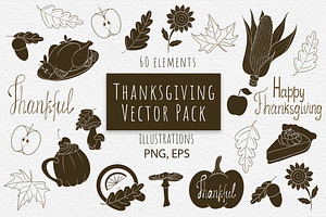 Thanksgiving Vector Pack