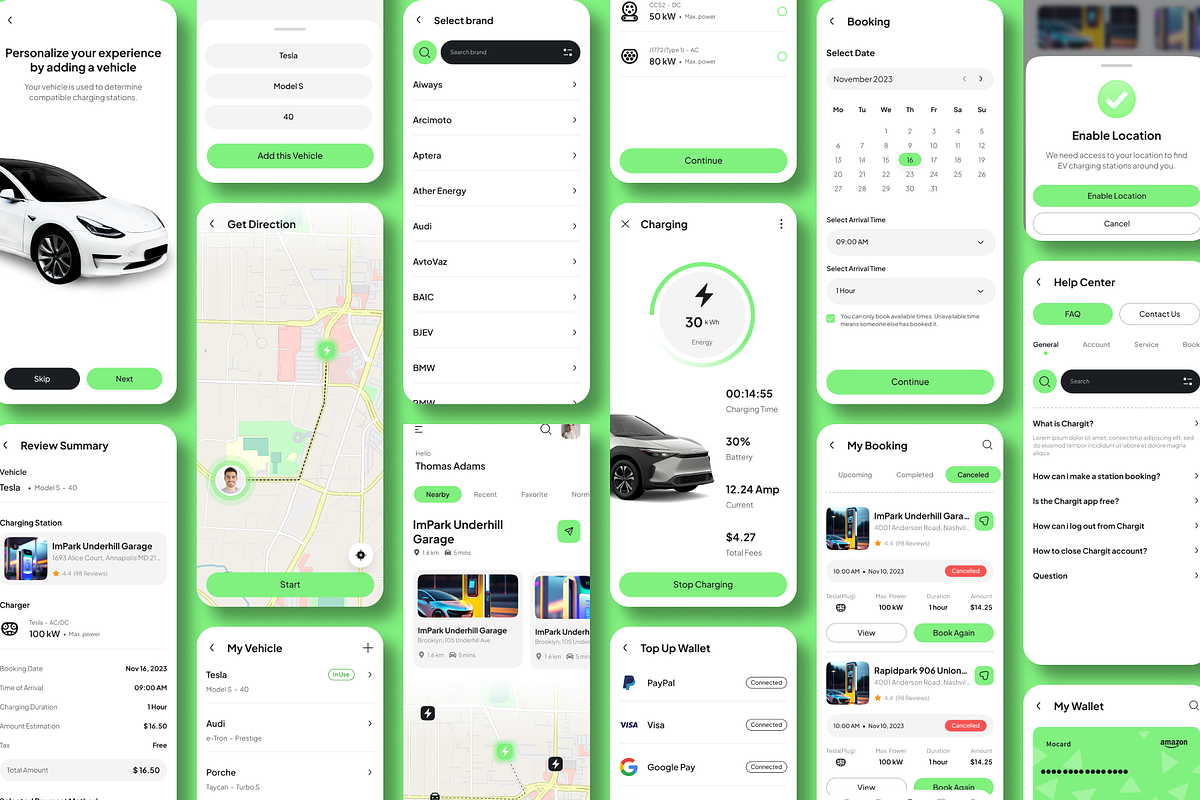ChargIT: Empower Your Journey, an UI Kit Template by Fluttertop (Photo 12 of 13)