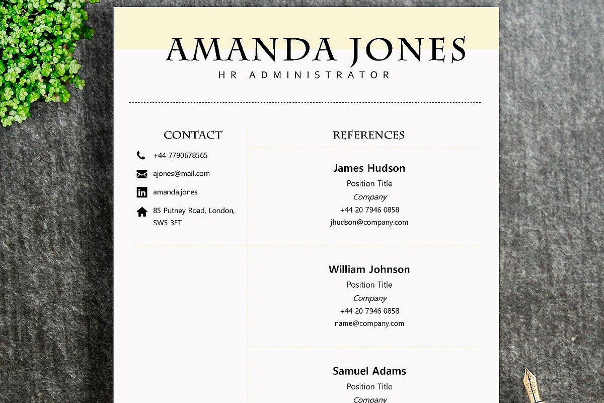Resume Template | Amanda, a Resume Template by ResumeWorkshop (Photo 10 of 10)