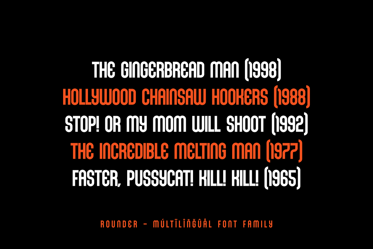 Rounder - Geometric Sans Serif, a Sans Serif Font by alpercakici (Photo 7 of 15)