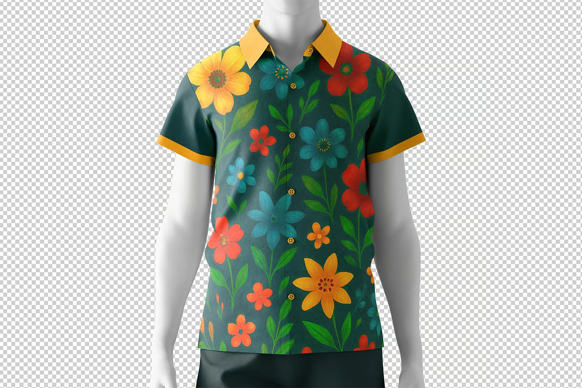 Button Up Shirt Mockup, a Shirt Mockup by zpackcreative (Photo 2 of 4)