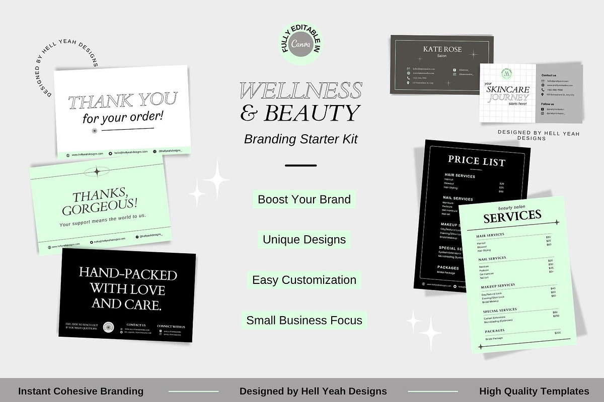 Wellness Lifestyle Brand Starter Kit, a Branding & Logo Template by Hell Yeah Designs (Photo 2 of 20)