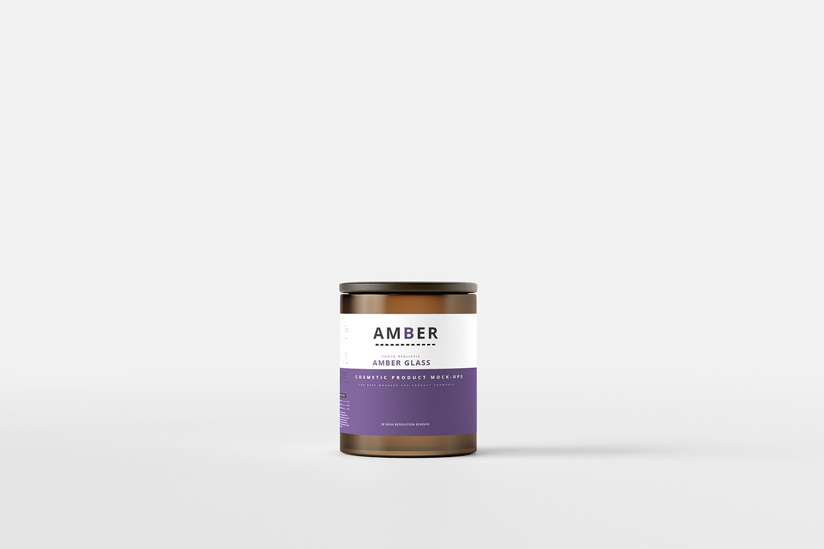 7 in 1 Amber Glass Cosmetic Bundle, a Cups & Container Mockup by pmvch (Photo 95 of 106)