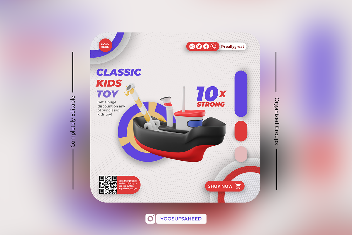 Kids, Children Canva Design Template, a Social Media Template by Exceptionalways (Photo 32 of 35)