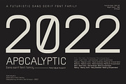 Apocalyptic - Sans Serif Font Family, a Sans Serif Font by Artistic & Unique (Thumbnail 5 of 14)