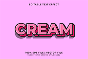 Cute Cream Text Effects Bundle, a Layer Style Add-On by WM48 Shop (Thumbnail 10 of 10)