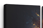 Triptych Canvas Mockup - Ratio 2x3, a Household Mockup by Mockups by Carlos Viloria (Thumbnail 5 of 6)