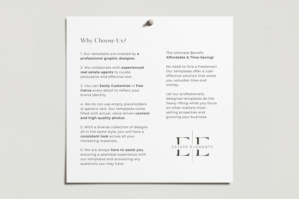 BUNDLE: Real Estate Invoice Template, a Branding & Logo Template by EstateElements (Photo 3 of 8)