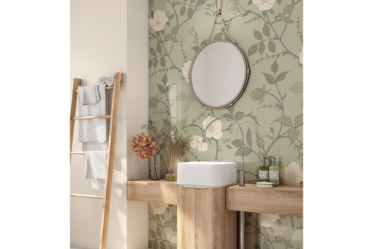 Bramble Bloom Seamless Pattern, a Pattern Graphic by MouseGrey (Photo 12 of 17)