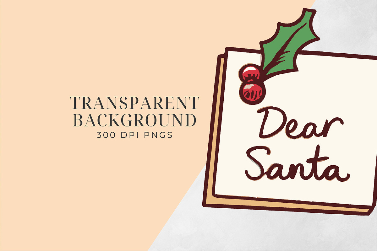 Vintage Christmas Clipart & Vector, an Illustration by Printable Pretty Studio (Photo 3 of 4)