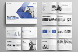 Marketing Brochure Landscape, a Brochure Template by E-Type