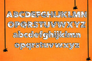 Scary Spiders Font, a Font by Miss Kate (Thumbnail 2 of 2)
