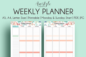 Weekly Printable Planner