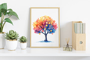 Cute Doodle Christmas Tree Clipart, an Illustration by Canvas Craft (Thumbnail 6 of 7)