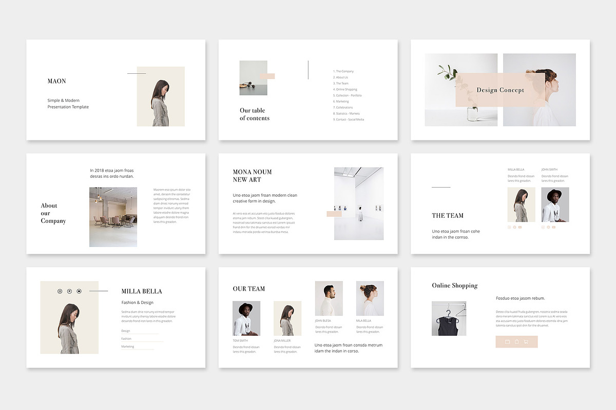 MAON - Powerpoint Template, a Presentation Template by PixaSquare (Photo 2 of 14)