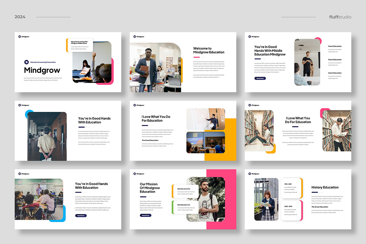 Education Powerpoint Template, a Presentation Template by fluffstudio (Photo 2 of 6)