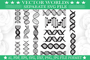 DNA Svg, Biology, Nerd Svg, an Object Graphic by VectorWorlds (Thumbnail 3 of 3)