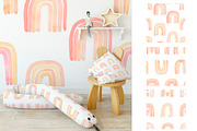 Watercolor Rainbows Set, an Object Illustration by MayaNavits (Thumbnail 7 of 9)