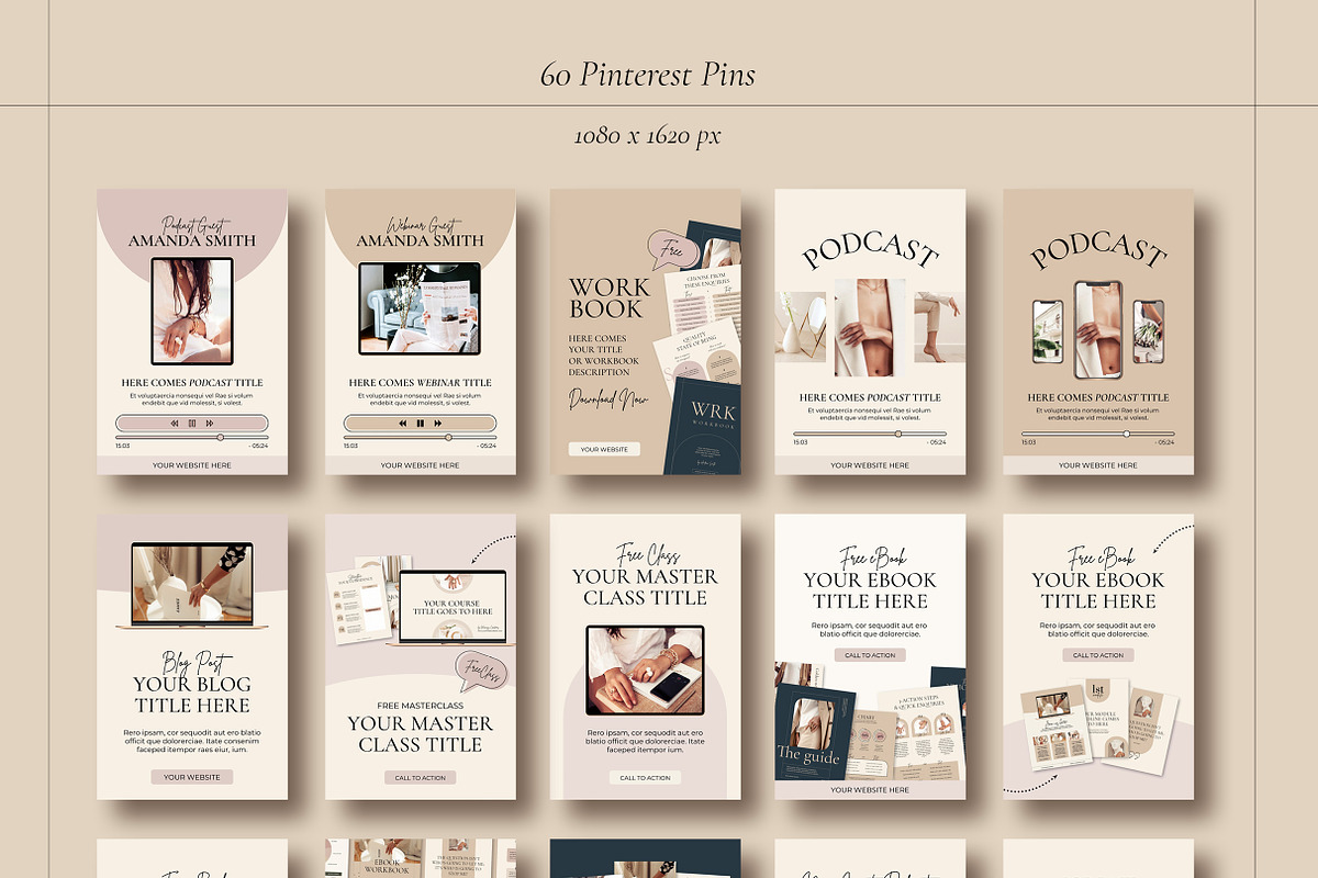 4 in 1 Course Creator Bundle CANVA, a Magazine Template by Mirazz (Photo 50 of 50)