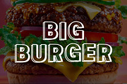 SUPER BURGER  DOUBLE OUTLINE FONT, a Handwritten Font by Fourteen Letter (Thumbnail 5 of 8)