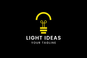Bulb idea logo icon illustration, a Branding & Logo Template by Dyn Studio