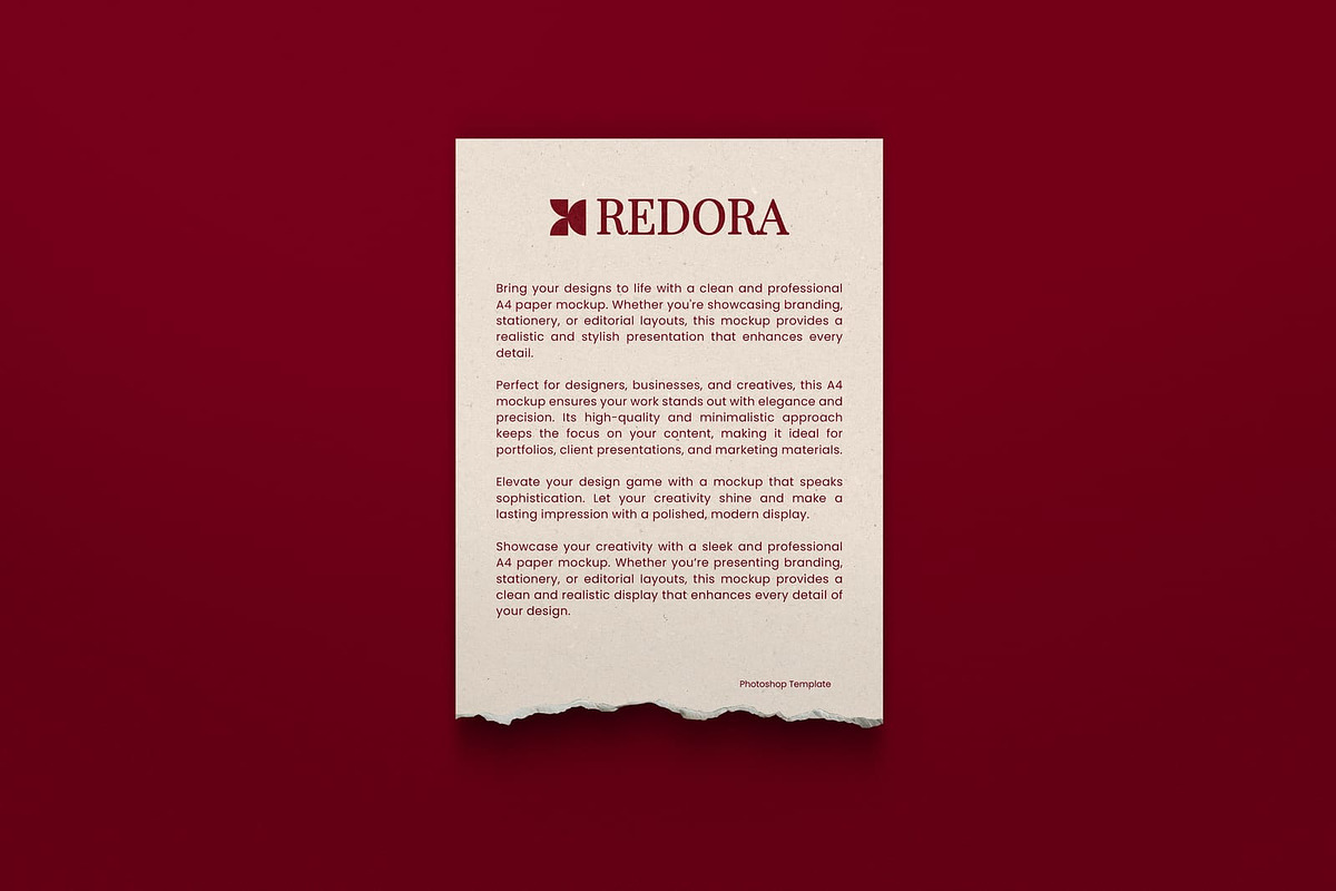 Redora Branding Mockup, an Advertising Mockup by etigma.com (Photo 30 of 37)