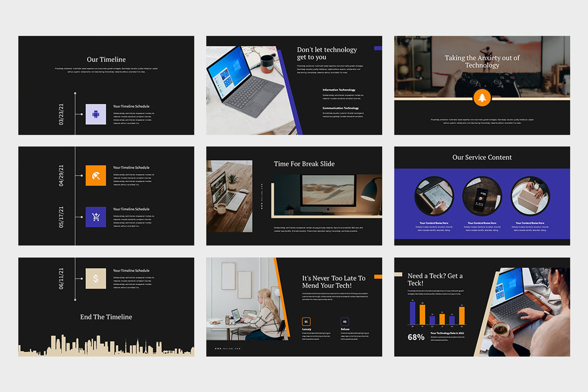 Kuloa : Technology Powerpoint, a Presentation Template by Punkl Camp (Photo 7 of 9)