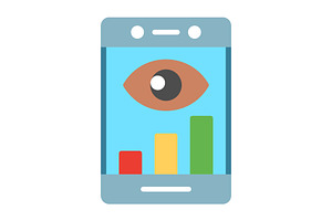 Vision Flat Icon, a Duotone Icon by Pexelpy