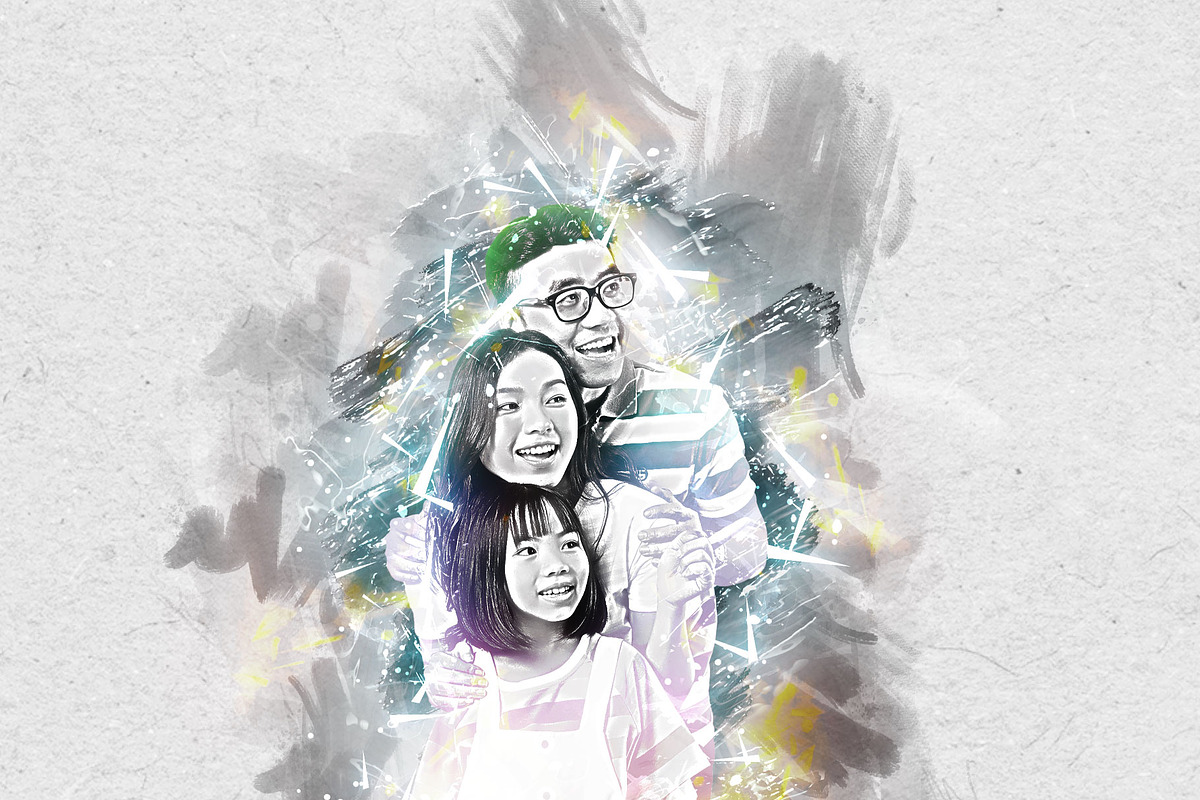 Charcoal Photoshop Action, an Action Add-On by MRI STUDIO (Photo 2 of 19)